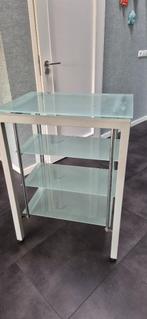 Handige tafel/multi-meubel, Ophalen, 50 tot 100 cm, Zo goed als nieuw, Glas