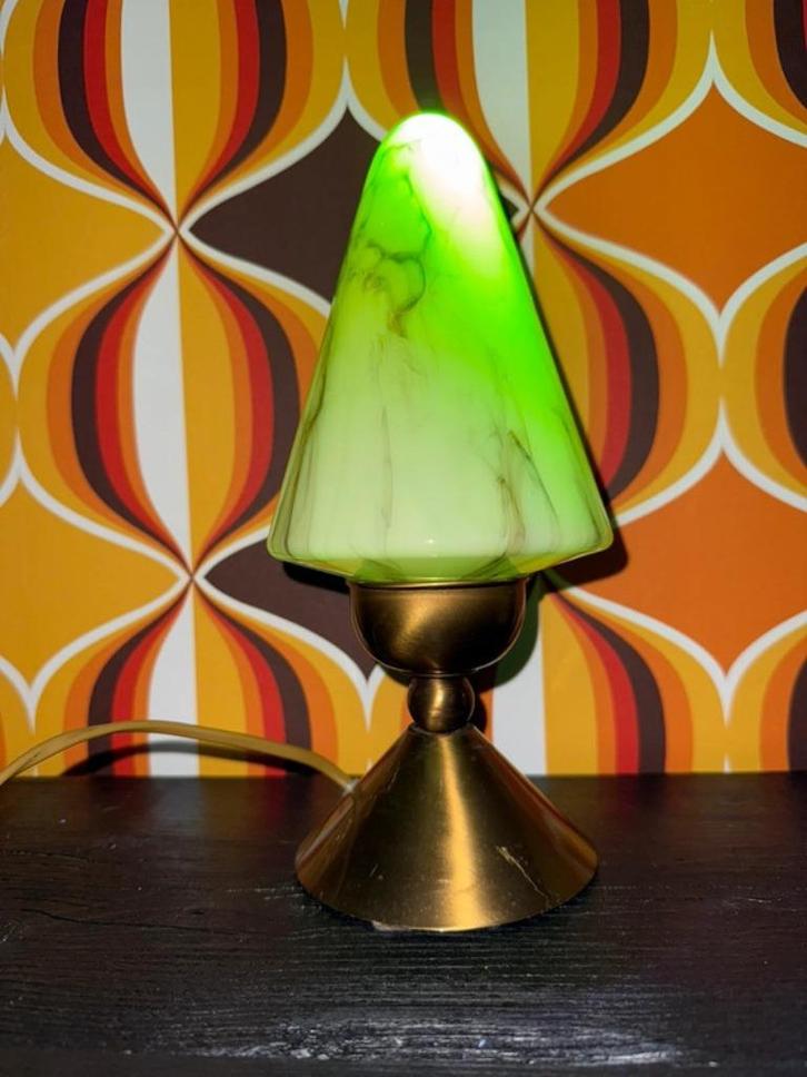 Uranium Art Deco tafellamp -ouraline, Antiek en Kunst, Antiek | Lampen, Ophalen of Verzenden