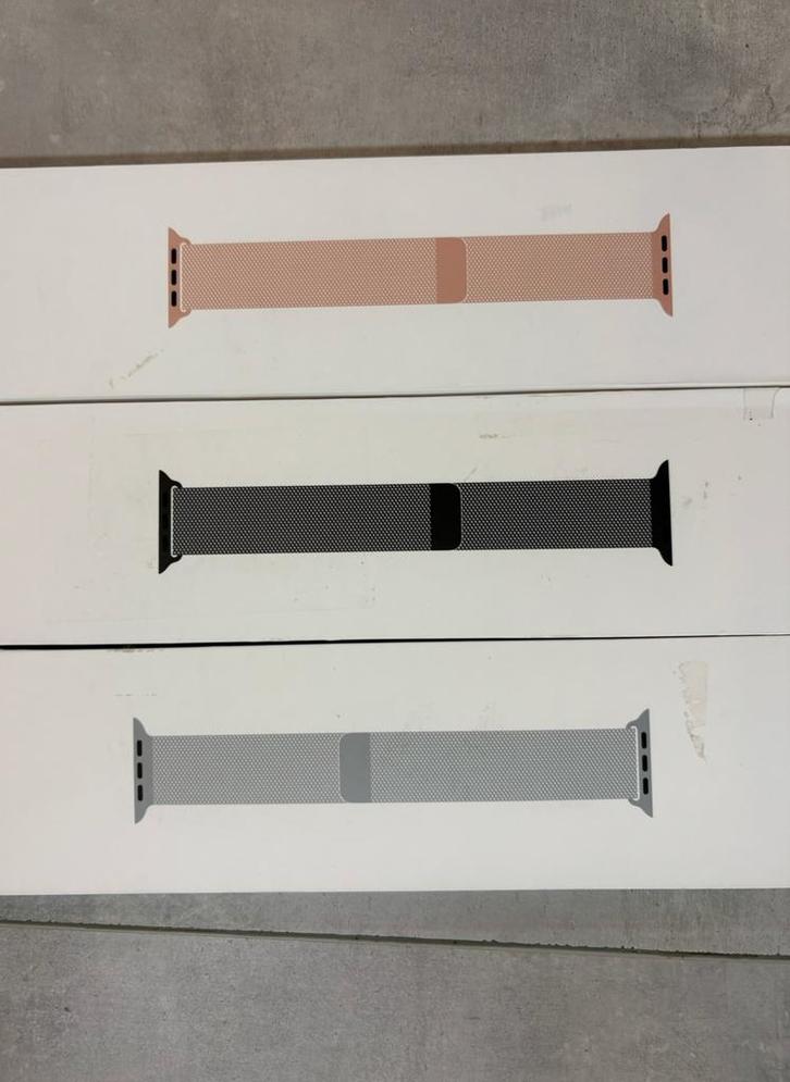 Apple Milanese Loop Bandjes Apple Watch zo goed als nieuw, Sieraden, Tassen en Uiterlijk, Armbanden, Zo goed als nieuw, Staal