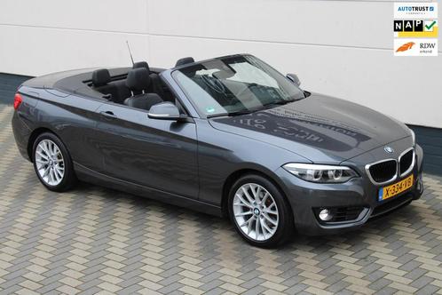 BMW 2-serie Cabrio 218i Automaat Navi LED H/K Leder Cruise!, Auto's, BMW, Bedrijf, Te koop, 2-Serie, ABS, Airbags, Airconditioning