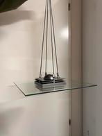 Dijkstra hanglamp. Glas en metaal., Ophalen, 75 cm of meer, Modern, Glas