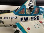 Tin Toys 1950-60 U.S. Air Force Jet Fighter FW 988,vliegtuig, Verzamelen, Speelgoed, Ophalen of Verzenden, Zo goed als nieuw