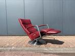 Mooie elektrische rode leren relax fauteuil / relaxstoel, Huis en Inrichting, Fauteuils, Ophalen, Gebruikt, Minder dan 75 cm, Nvt