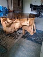 Salontafel, Huis en Inrichting, Ophalen, 100 tot 150 cm, 50 tot 100 cm, Glas