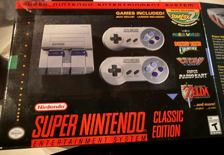 Super Nintendo Classic Edition (SNES Mini) Compleet in doos, Spelcomputers en Games, Spelcomputers | Nintendo Super NES, Nieuw