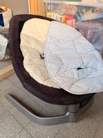 Nuna Leaf Wipstoel Zwart + 2 Kussens, Gebruikt, Wipstoel, Met gordel(s) of riempje(s), Ophalen