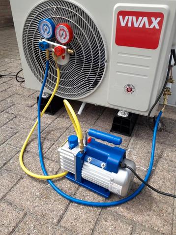 Te huur vacuümpomp voor het vacumeren van een split airco  beschikbaar voor biedingen