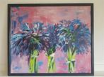 Bloemenschilderij, gesigneerd, Antiek en Kunst, Kunst | Schilderijen | Modern, Ophalen