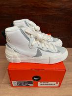 Nike blazer mid Sacai white grey maat 36.5, Nieuw, Nike, Ophalen of Verzenden, Wit