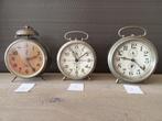 Wekker antiek lot 3 stuks Leon Van Ransbeeck, Witgoed en Apparatuur, Wekkers, Ophalen of Verzenden, Gebruikt, Analoog