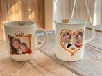 2 x mok Koningshuis. Alexander en Maxima Orange collection., Verzamelen, Ophalen, Zo goed als nieuw, Nederland, Servies