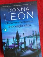 Dood van een maestro en bedrieglijke zaken - donna leon, Ophalen of Verzenden, Gelezen, Donna Leon