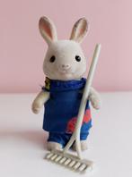 Sylvanian Families tuinman konijn, one of a kind, Ophalen of Verzenden, Gebruikt, Popje