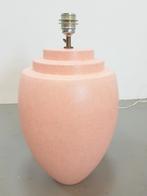 Vintage Kostka design tafellamp keramiek France 1980 roze, N, N, Vintage, Ophalen of Verzenden