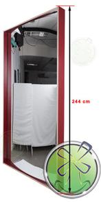 XXL Lachspiegel 244x122cm, Versiering, Lachspiegelcentrale, Nieuw, Ophalen of Verzenden