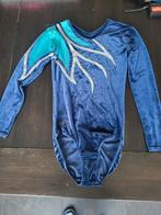 Turnpakje blauw/turquoise, Kindermaat 146 t/m 176, Ophalen of Verzenden, Gebruikt, Turnpak(je)