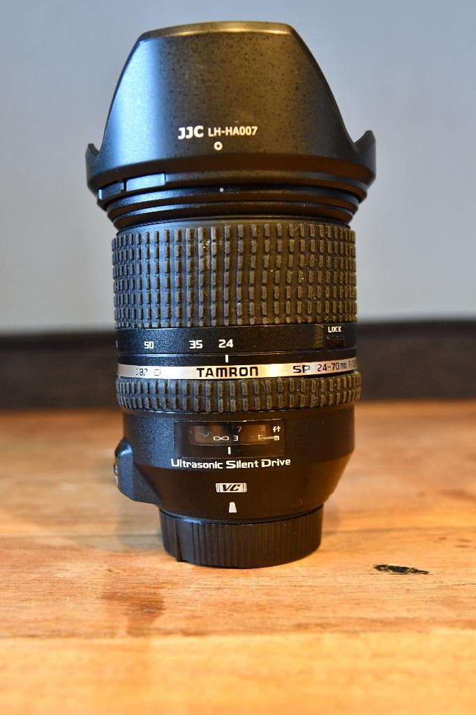 Tamron SP 24-70MM 2.8 Di VC USD - Nikon, Audio, Tv en Foto, Fotografie | Lenzen en Objectieven, Ophalen, Gebruikt, Groothoeklens