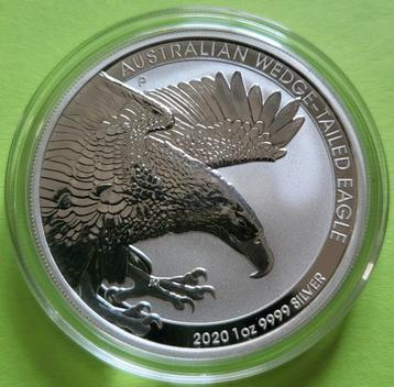 Wedge-tailed eagle 2020 - 1 oz zilver beschikbaar voor biedingen