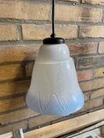 Vintage opaal lamp blauw, Huis en Inrichting, Lampen | Hanglampen, Ophalen of Verzenden, Zo goed als nieuw, Minder dan 50 cm