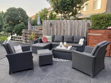 Tuinset loungeset inclusief kussens beschikbaar voor biedingen