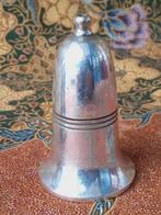 Mooi antiek silverplate peper en zout uit Engeland 8,3 cm., Antiek en Kunst, Antiek | Woonaccessoires, Ophalen of Verzenden