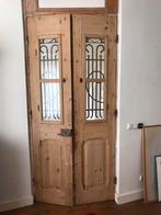 2 paar Franse deuren, 80 tot 100 cm, Gebruikt, Ophalen, 200 tot 215 cm