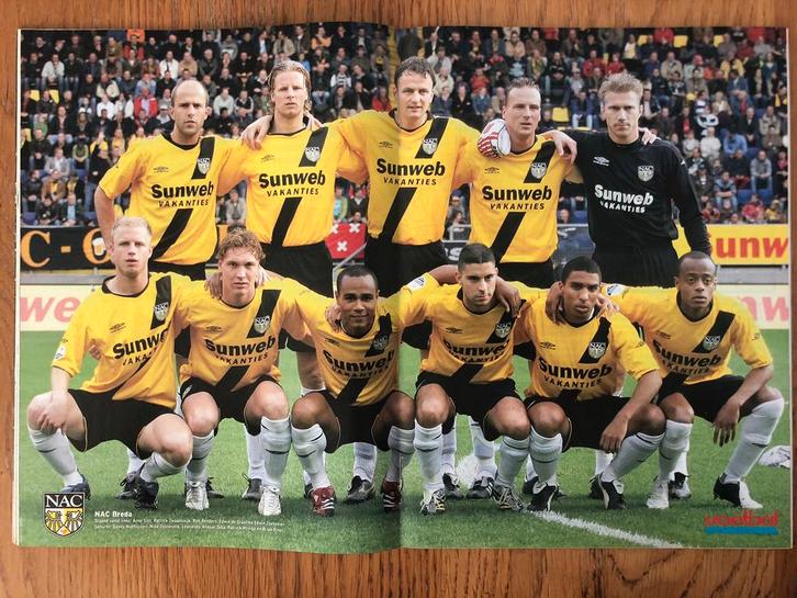 Mooie poster NAC Breda seizoen 2006/2007 - VI, Verzamelen, Sportartikelen en Voetbal, Zo goed als nieuw, Poster, Plaatje of Sticker