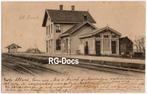 Ansichtkaart - Briefkaart Trein station Grou Jirnsum 1903, Ophalen of Verzenden, Voor 1920, Gelopen, Drenthe
