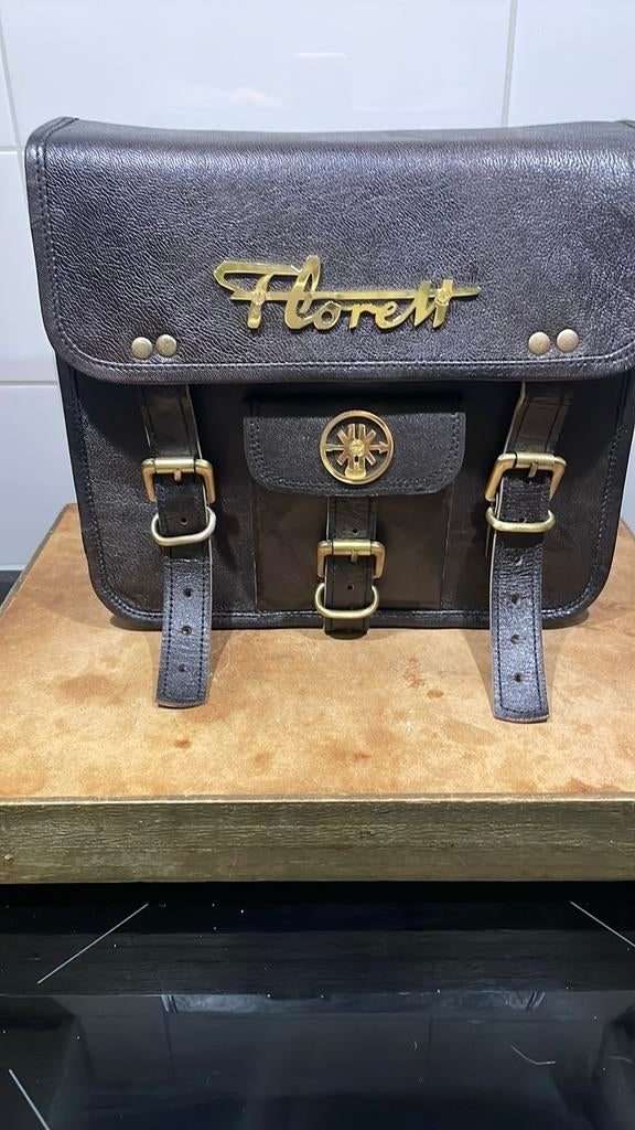 kreidler/florett bagagerek tassen leer bruin of zwart, Fietsen en Brommers, Brommeronderdelen | Kreidler, Ophalen of Verzenden