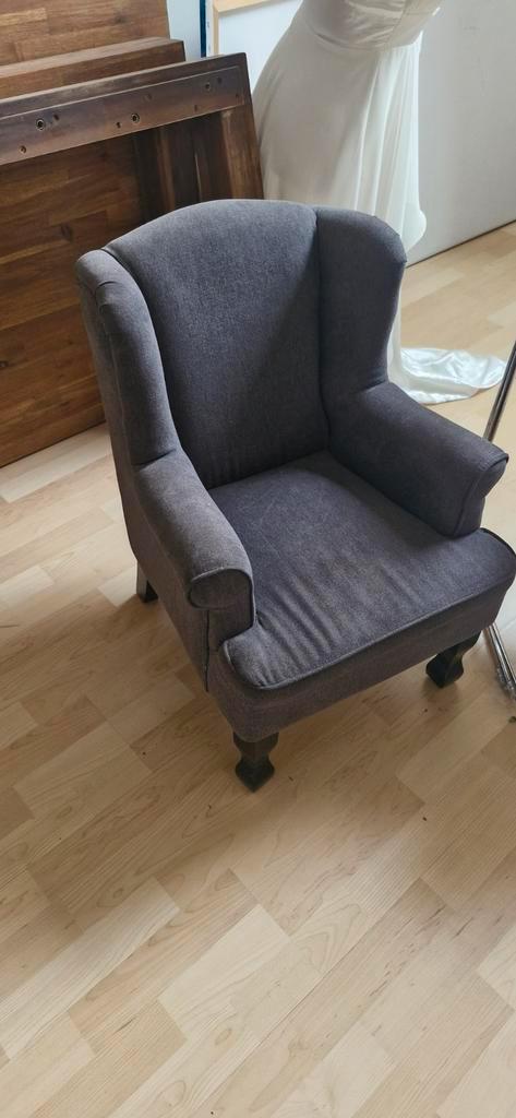 Leuke Kinderfauteuil - Grijs, Huis en Inrichting, Fauteuils, Stof, Ophalen