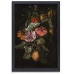 Festoen van vruchten en bloemen - Rachel Ruysch canvas + bak, Antiek en Kunst, Verzenden