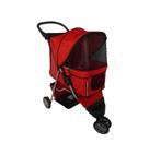 Hondenbuggy Kattenbuggy Buggy Rood 3 Wielen