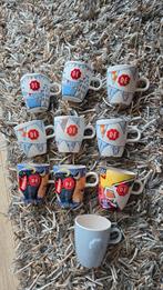 Douwe egberts senseo kopjes 10 stuks, Ophalen of Verzenden, Zo goed als nieuw, Overige stijlen, Kop(pen) en/of Schotel(s)