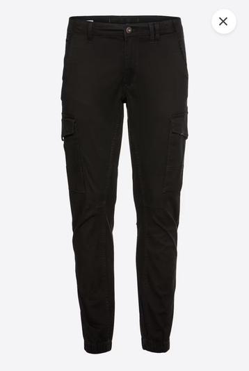 Jack and Jones slim fit cargo zwart 34/34 beschikbaar voor biedingen