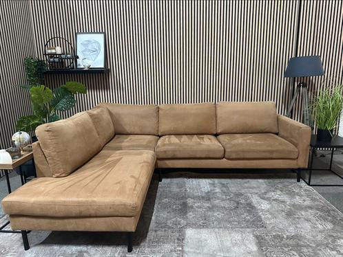 “GRATIS LEVERING” Leuke kunstlederen hoekbank! 240x200, Huis en Inrichting, Banken | Bankstellen, Zo goed als nieuw, Hoekbank