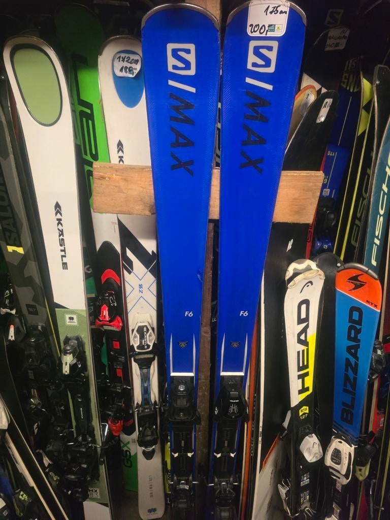 175cm SALOMON S/MAX F6, Sport en Fitness, Skiën en Langlaufen, 160 tot 180 cm, Zo goed als nieuw, Carve, Skiën