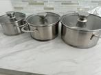 Brabantia pannenset, Huis en Inrichting, Ophalen, Gebruikt, Rvs, Pannenset