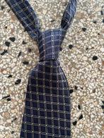 Elegante blauwe zijden stropdas van het merk Altio, Ophalen of Verzenden, Zo goed als nieuw, Blauw, Met patroon