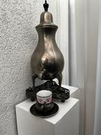Antieke Tin/Nikkelen Samovar, Antiek en Kunst, Ophalen