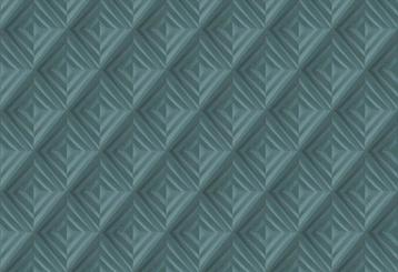 NIEUW 1 rol behang HOOKEDONWALLS Fold 68013 groen beschikbaar voor biedingen
