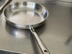 Pannen, Huis en Inrichting, Keuken | Potten en Pannen, Ophalen, Gebruikt, Rvs, Koekenpan of Braadpan