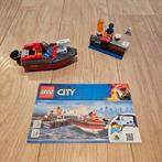 Lego City 60213 & 60239 - Brandweerboot & Politiewagen, Ophalen of Verzenden, Zo goed als nieuw, Complete set, Lego