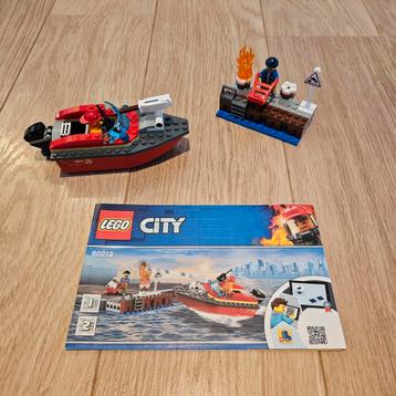 Lego City 60213 & 60239 - Brandweerboot & Politiewagen beschikbaar voor biedingen