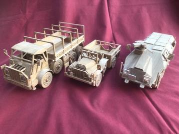 DAF legervoertuigen uit de jaren 50 en 60tig. Schaalmodel beschikbaar voor biedingen