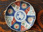 Mooi origineel antiek Imari porselein bord uit Japan 21,4 cm