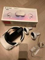 Meta Quest 2 + Elite Strap - VR Headset, Spelcomputers en Games, Virtual Reality, Ophalen of Verzenden, Gebruikt, VR-bril, Pc