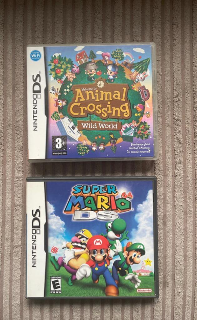 2 Nindendo DS games, Spelcomputers en Games, Games | Nintendo DS, Zo goed als nieuw, Avontuur en Actie, 1 speler, Vanaf 3 jaar