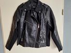 Mooi leatherlook jasje  ms mode maat 46, Zwart, Maat 46/48 (XL) of groter, Ophalen of Verzenden, Ms mode