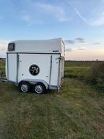 Mooie paarden trailer 1,5 paard, Ophalen, Gebruikt, Hout, 1½-paards trailer