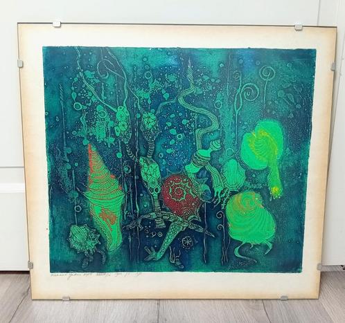 Hannah Yakin -van Hulst prachtige kleuren ETS, Antiek en Kunst, Kunst | Overige Kunst, Ophalen of Verzenden